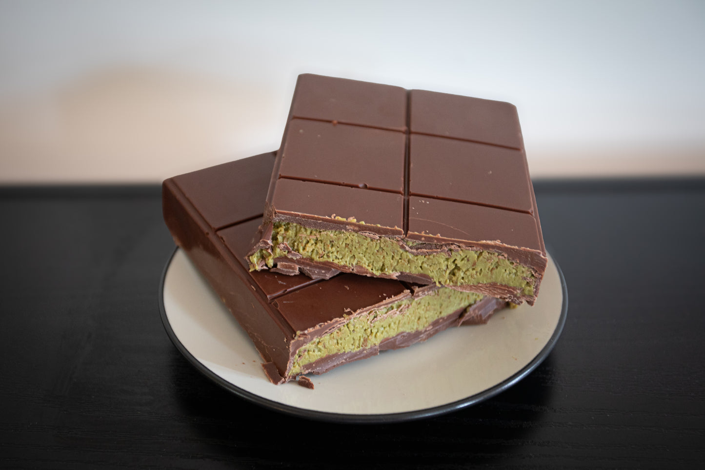 Dubai-Inspired Pistachio Knafeh filled Chocolates