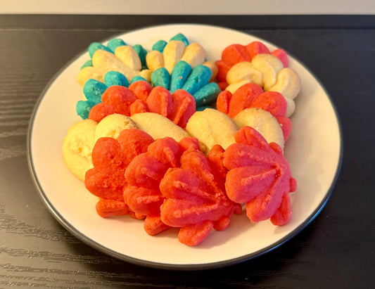 Classic Butter Cookies - American Flag Tray