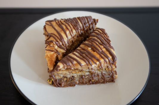 Chocolate Drizzled Baklava