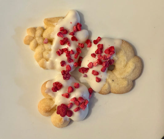 Classic Butter Cookies - Lemon Raspberry